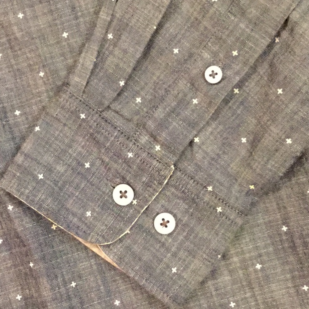 Denim & Flower slim fit button down. NWT - Picture 6 of 7